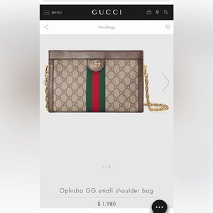 Like new Gucci Ophedia Bag  Small